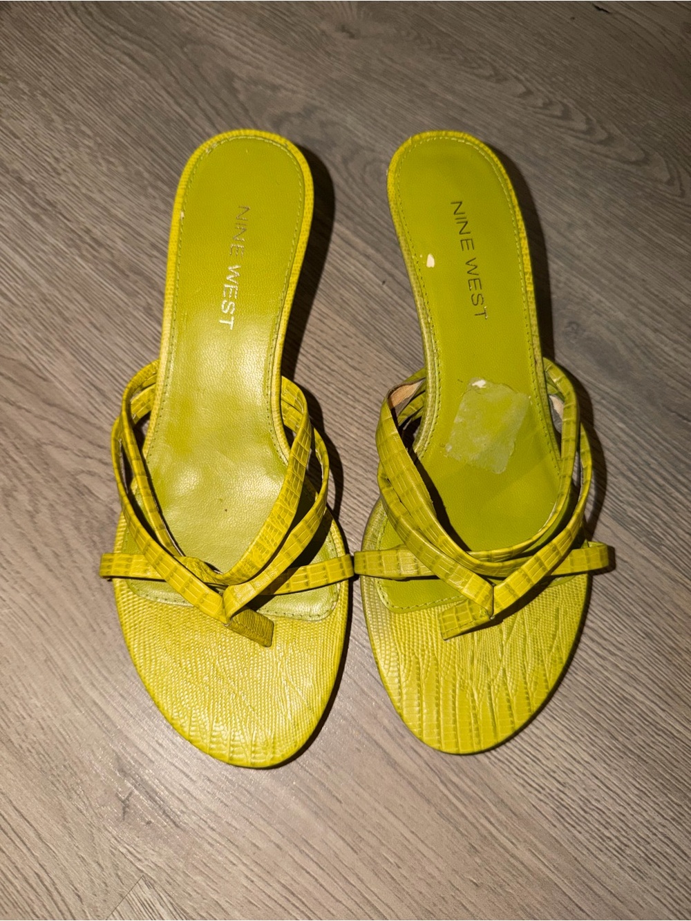 Nine West Strappy kitten heel